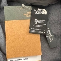 ノースフェイス メンズ パーカー 裏起毛 グレー Mの画像