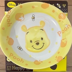 【新品】オーバルカレー皿　ぷーさんの画像