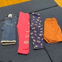 ベビー ズボン 4点セット まとめ売り プティマイン GAP 他