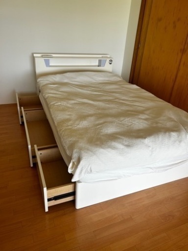 家具 ベッド セミダブルベッド