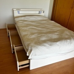家具 ベッド セミダブルベッド