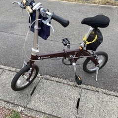 ルノー折り畳み自転車14インチの画像