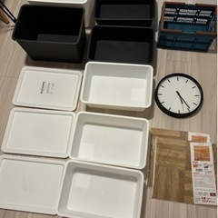 ダイソー　収納ボックス　時計　雑貨