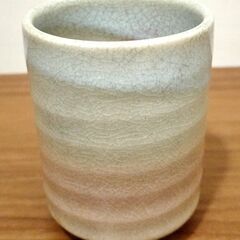 【中古】萩焼湯呑1客と薬味入れセットの画像