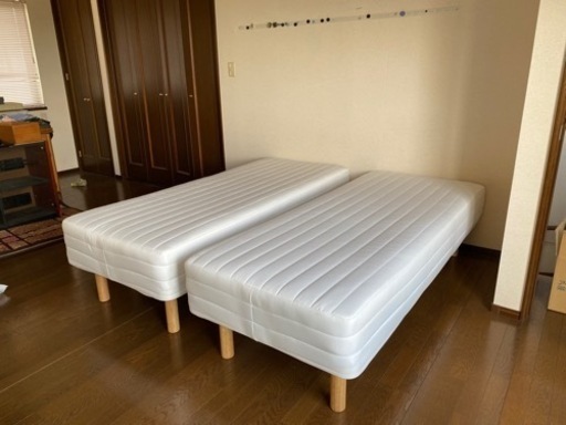 《受付終了しました》脚付マットレスポケットコイル組み立て仕様