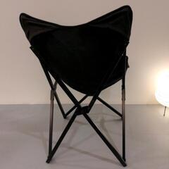 【取引中】ZARA HOME　折りたたみチェア　ブラックの画像