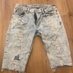 American eagleダメージハーフジーンズ他3点の画像
