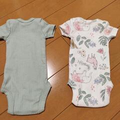 低出生体重児用ロンパース２枚組　Carter’sの画像