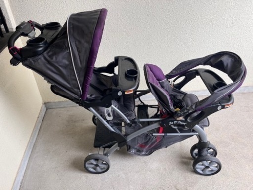 二人乗りベビーカー　子供用品 ベビー用品 ベビーカー、バギー