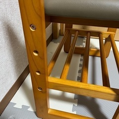 サポートチェア 玄関 椅子 手すり付き 介助 調節可能 美品の画像