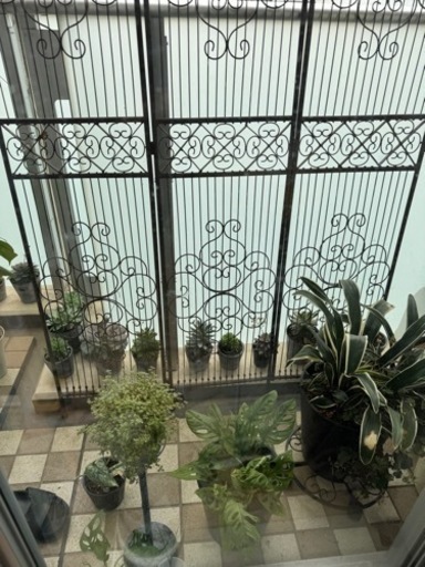 アイアン フェンス アンティーク インダストリアル アイアンバー