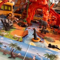 アニア　マウンテンアイランド　ライオンバス　フィギュアセットの画像