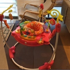 フィッシャープライス　ジャンパルー　ピンク