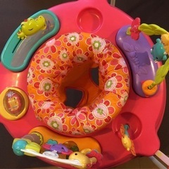 フィッシャープライス　ジャンパルー　ピンクの画像
