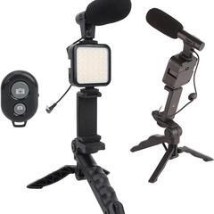 スマートフォン　ビデオ　フォトキット　三脚　ライト
