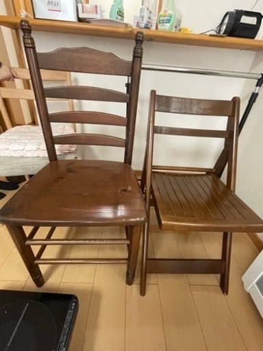決まりました！椅子1個1000円2個1600円