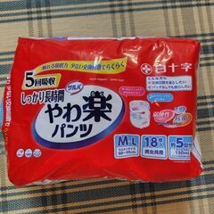 大人用紙おむつ　18枚入り4パックと開封済み2パックの画像