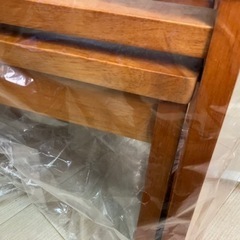 コーナン ライフレックス 2段ラバーステップ 木製踏み台 未使用の画像