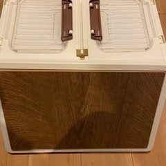 【ほぼ新品】折り畳みコンテナ収納