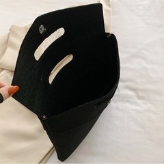値下げ⤵️【美品】スナップボタン スクエアバッグの画像