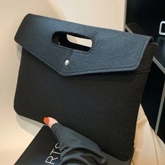 値下げ⤵️【美品】スナップボタン スクエアバッグの画像