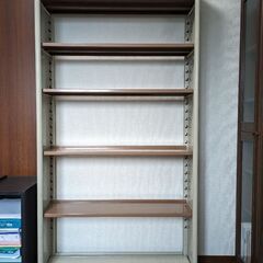 【中古】スチール製本棚高さ180cm