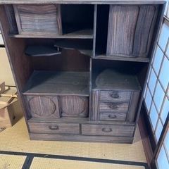 和家具　水屋箪笥　古民家　食器棚　