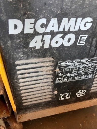 直接引き取りのみ　ジャンク品扱い半自動溶接機　DECAMIG 4160E 200V