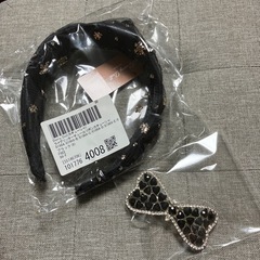 リボンカチューシャ&リボンバレッタ