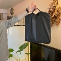 キャンプ　ハンギングドライネット  干しカゴ　ブラックの画像