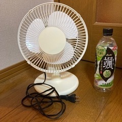 ※お譲り先決定　コンパクト扇風機　首振り　プラスマイナスゼロ　レトロ