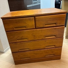 【無料】木製タンス　収納　家具　