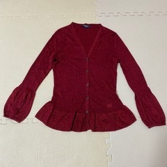 バーバリー フリル ニット カーディガン BURBERRY Burberryの画像