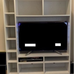 ニトリ テレビボード　テレビ台 収納付　