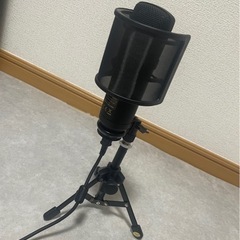 【3点セット】コンデンサーマイク＋ポップガード＋マイクスタンドの画像