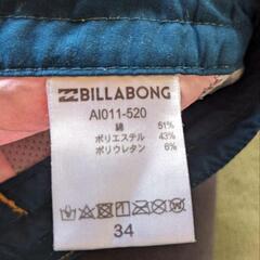 訳あり】BILLABONG メンズ水着　XL・34インチの画像