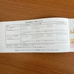 マクドナルド株主優待券　９月３０日までの画像