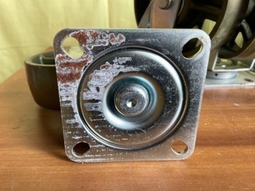 キャスター6個セット　鉄タイヤ　外径約150mm
　