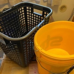 洗濯カゴ・バケツセットの画像