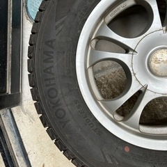 バリ溝車のタイヤ、ホイール　4本セットの画像