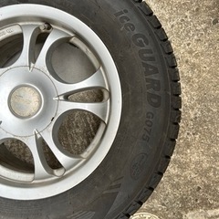 バリ溝車のタイヤ、ホイール　4本セットの画像