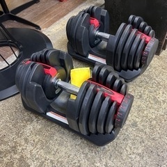  極美品　DUMBBELL  24kg 可変式 ダンベル　スポー...