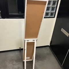 全身鏡　ホワイトの画像