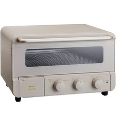 新品未使用 スチーム＆トースター BRUNO グレージュ の画像