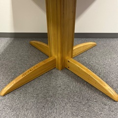 【決まりました】9115 ダイニングテーブル　和モダン　五角形　102cm×102cm×65cm 園田産業の画像