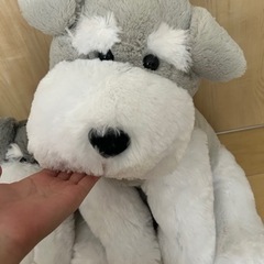新品★シュウナウザー 特大ぬいぐるみ　おもちゃ ぬいぐるみの画像