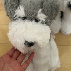 新品★シュウナウザー 特大ぬいぐるみ　おもちゃ ぬいぐるみの画像