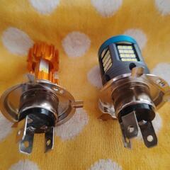 バイク等に H4 LED球2本とＴ１０LED球２セットの画像