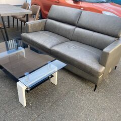 美品　家具 ソファ 3人掛けソファ　テーブルセット