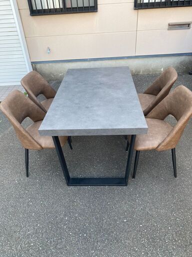 オシャレ　ダイニングテーブルセット ダイニングセット 4人掛け テーブル クライド ジュピター 4点セット 食卓用